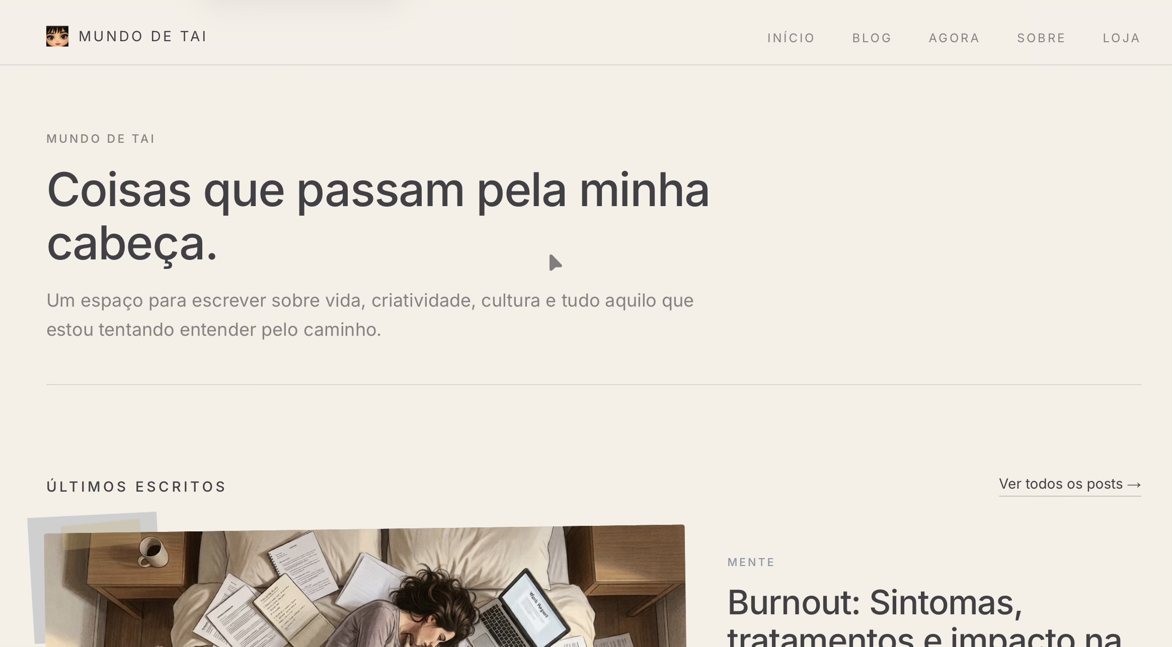 Construindo o Mundo de Tai