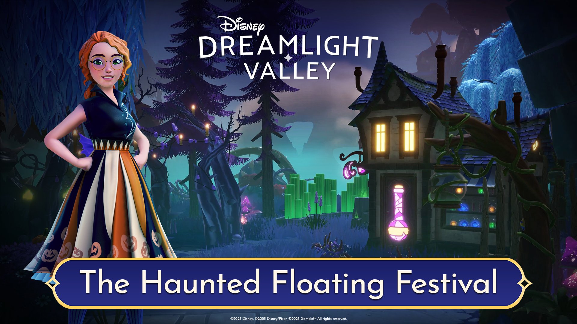 Festival Flutuante Assombrado volta ao Dreamlight Valley