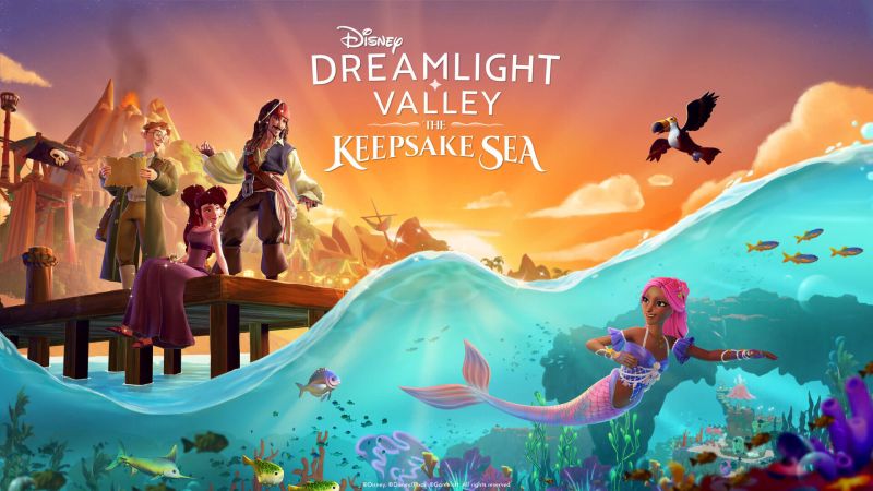 The Keepsake Sea, nova expansão de Disney Dreamlight Valley