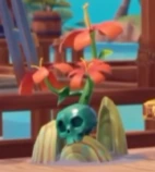 Recorte do trailer: Flores com conchas e crânio