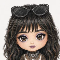 Retrato ilustrado de Tainá