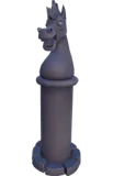 Estátua de cemitério Cidade do Halloween