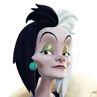 Cruella em Disney Dreamlight Valley