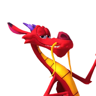 Mushu em Disney Dreamlight Valley